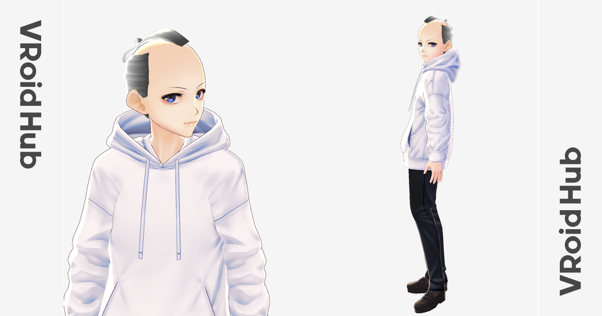 Samuraihead 銀杏髷 ちょんまげ 銀杏髷ver Vroid Hub