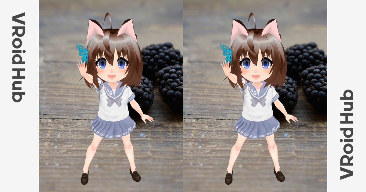 立花あおい Tachibana Aoi ちびセーラー Chibi Uniform Vroid Hub 立花あおい Tachibana Aoi ちびセーラー Chibi Uniform Vroid Hub