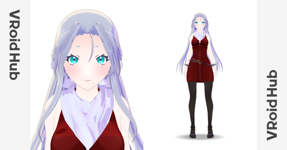 3Dプレビュー(VRoid Hub)